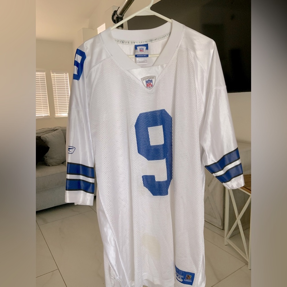 Dallas Cowboys Tony Romo reebok white  jersey 2XL